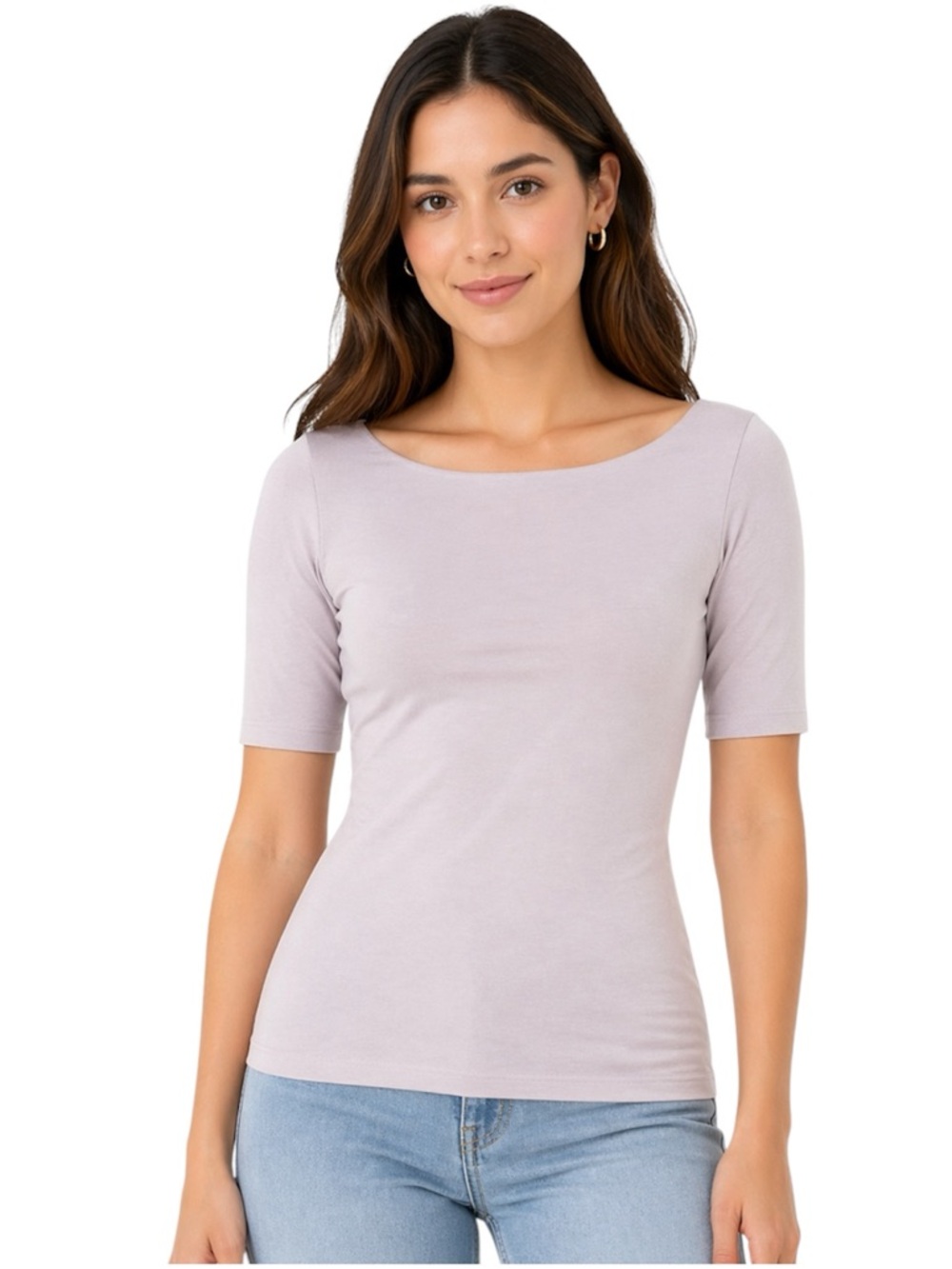 Banana Republic Soft Stretch Top XXS Beige NWT Fitted Tee